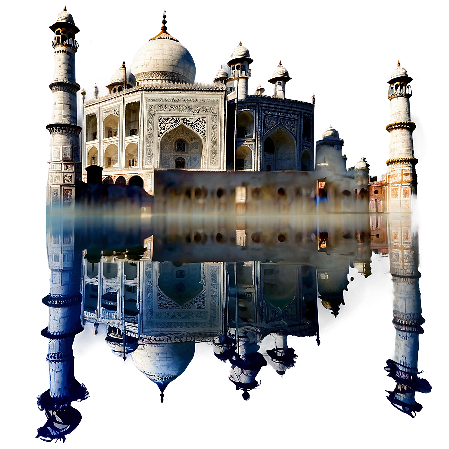 Taj Mahal Reflection In Water Png Yoo93 PNG Image