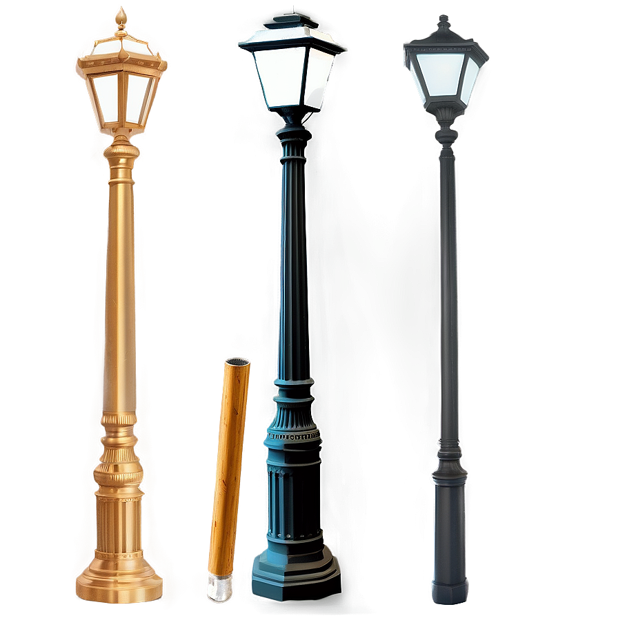 Tall City Light Post Png 06282024 PNG Image