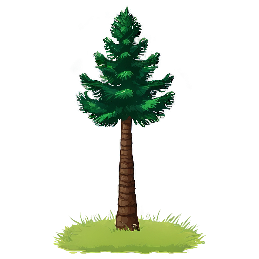 Tall Evergreen Tree Png Vic70 PNG Image