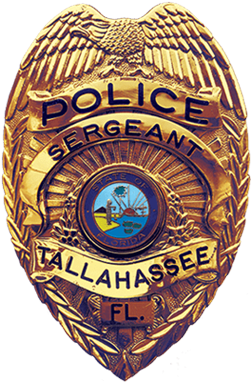 Tallahassee Police Sergeant Badge PNG Image