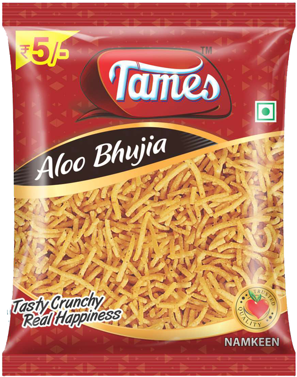 Tames Aloo Bhujia Snack Packet India PNG Image