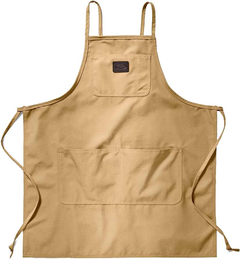 Tan Cotton Apron PNG Image