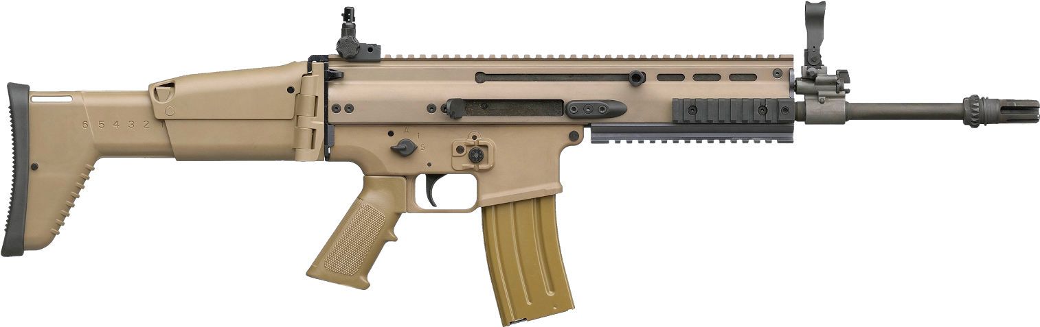 Tanand Black Assault Rifle PNG Image