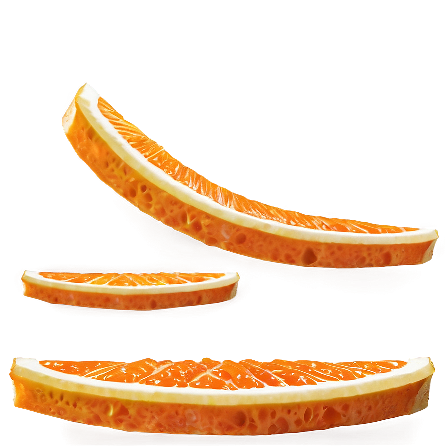 Tangerine Wedge Png Syd55 PNG Image