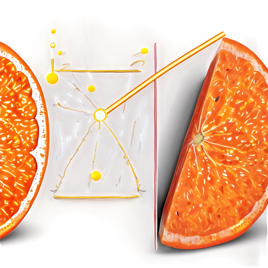 Tangerine Wedge Png Uls PNG Image