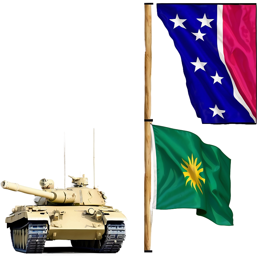 Tank With Flag Emblem Png 05232024 PNG Image