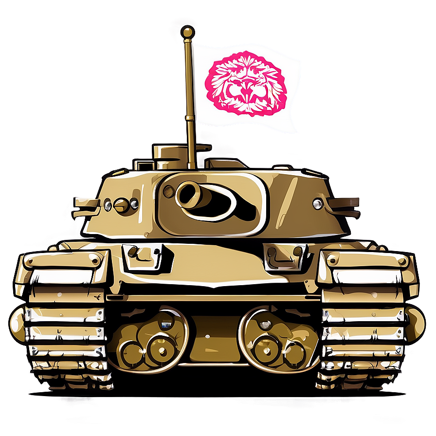 Tank With Flag Emblem Png 72 PNG Image