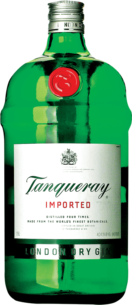 Tanqueray Gin Bottle PNG Image