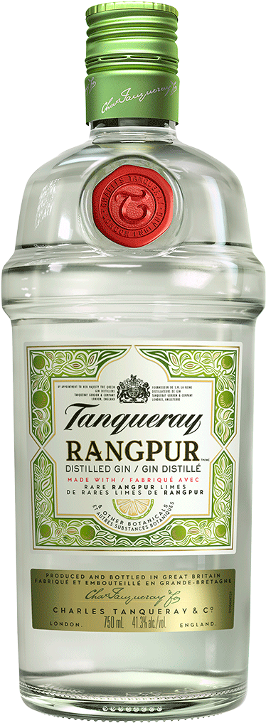 Tanqueray Rangpur Gin Bottle PNG Image