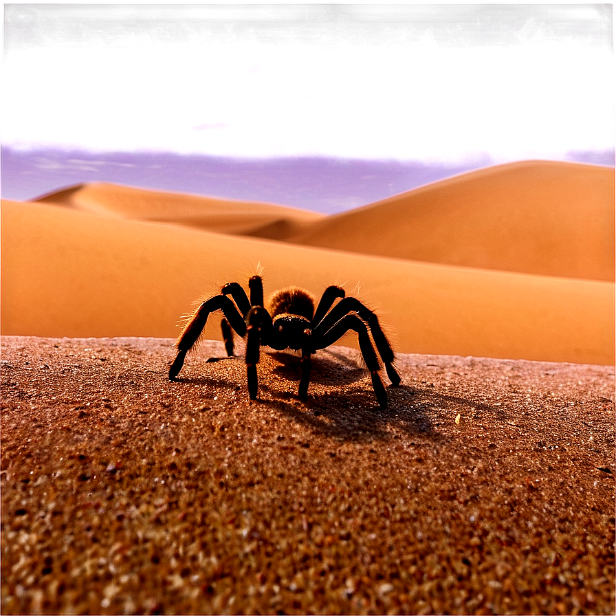 Tarantula In Sand Dunes Png Cgu PNG Image