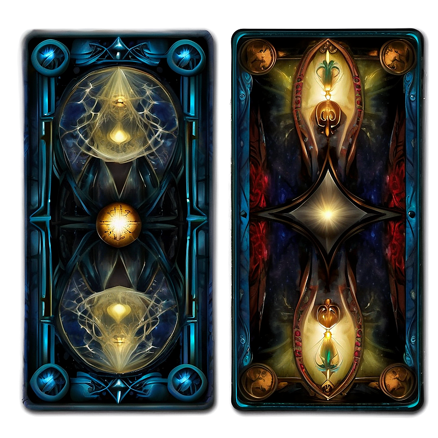 Tarot Card Frame Template Png Puo22 PNG Image