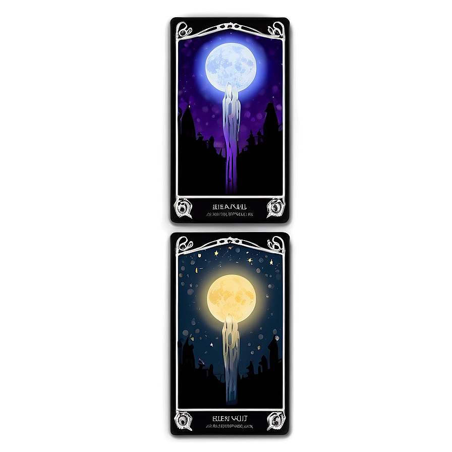 Tarot Card Template Bundle Png Hbc34 PNG Image