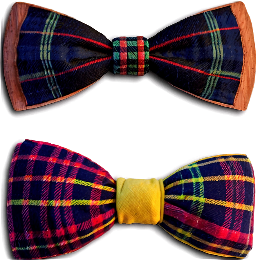 Tartan Bow Tie Png Qvn16 PNG Image