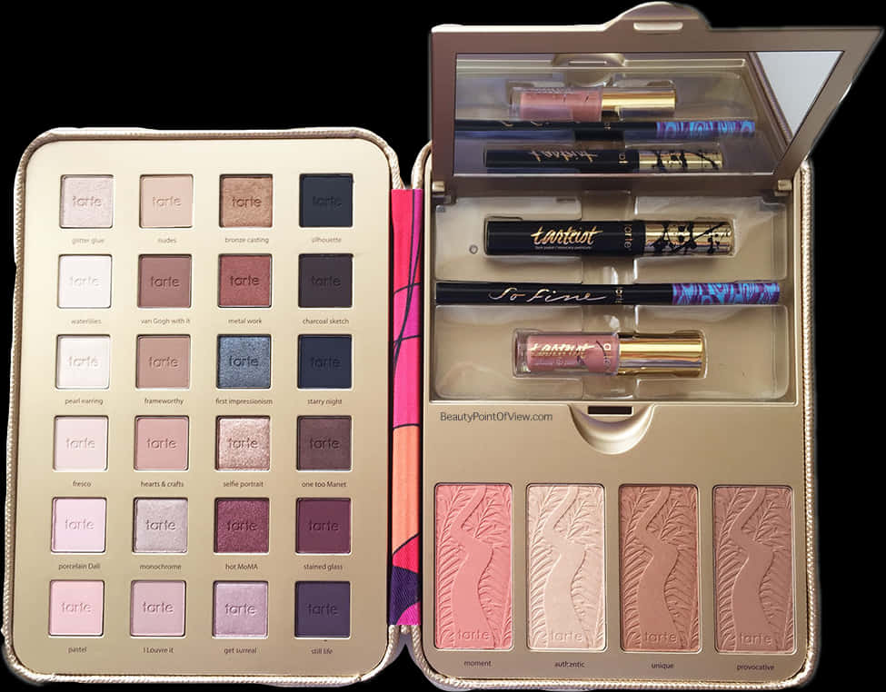 Tarte Makeup Palette Open View PNG Image