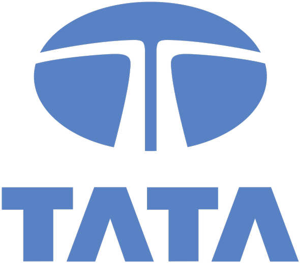 Tata Group Logo Blue Background PNG Image