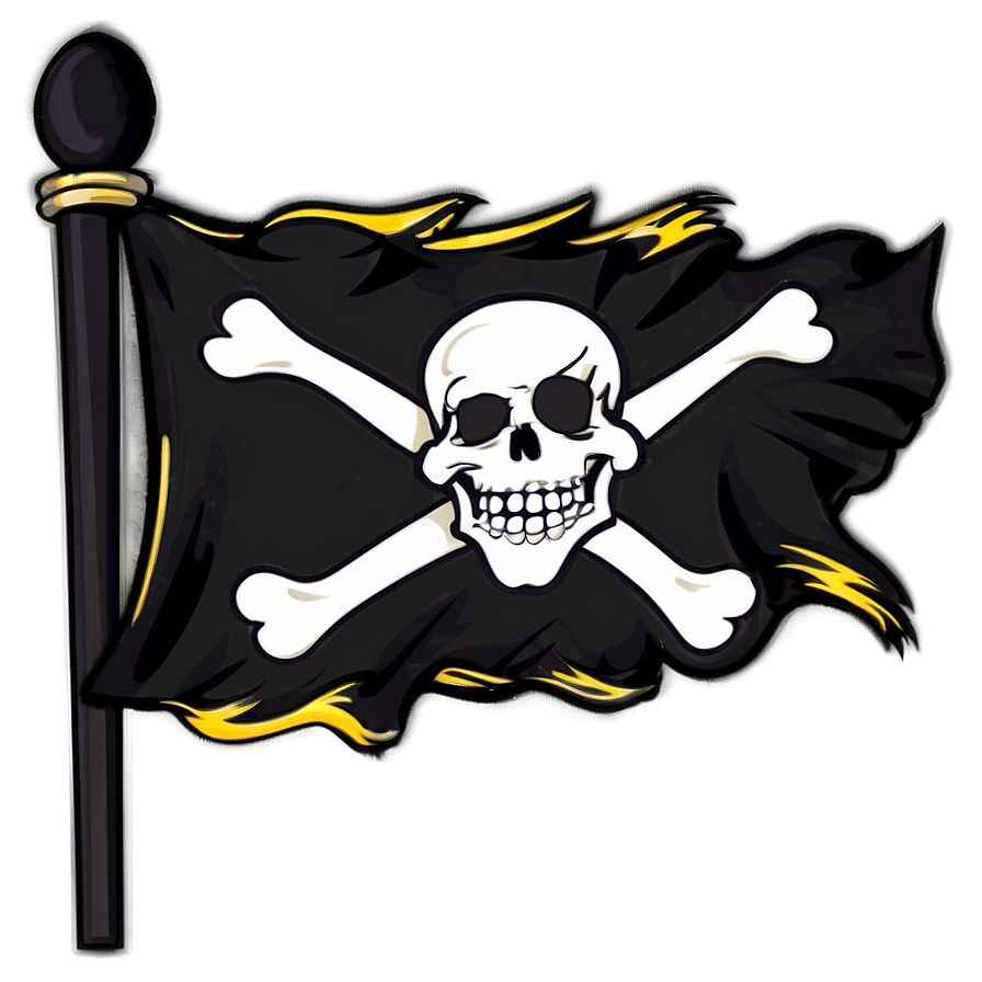 Tattered Pirate Flag Png Tgf95 PNG Image