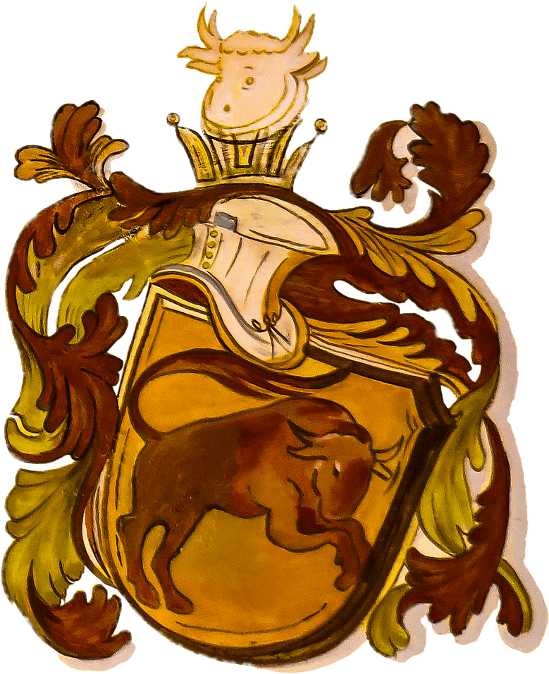 Taurus Heraldic Crest PNG Image