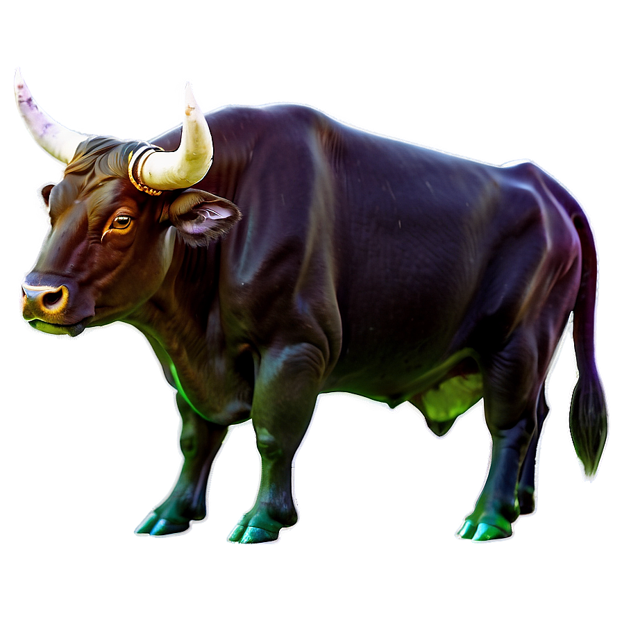 Taurus With Crystal Stones Png Scf10 PNG Image