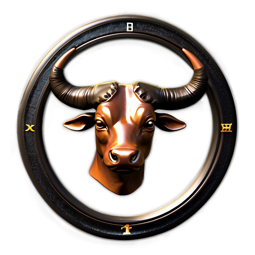 Taurus Zodiac Wheel Png Lnb23 PNG Image