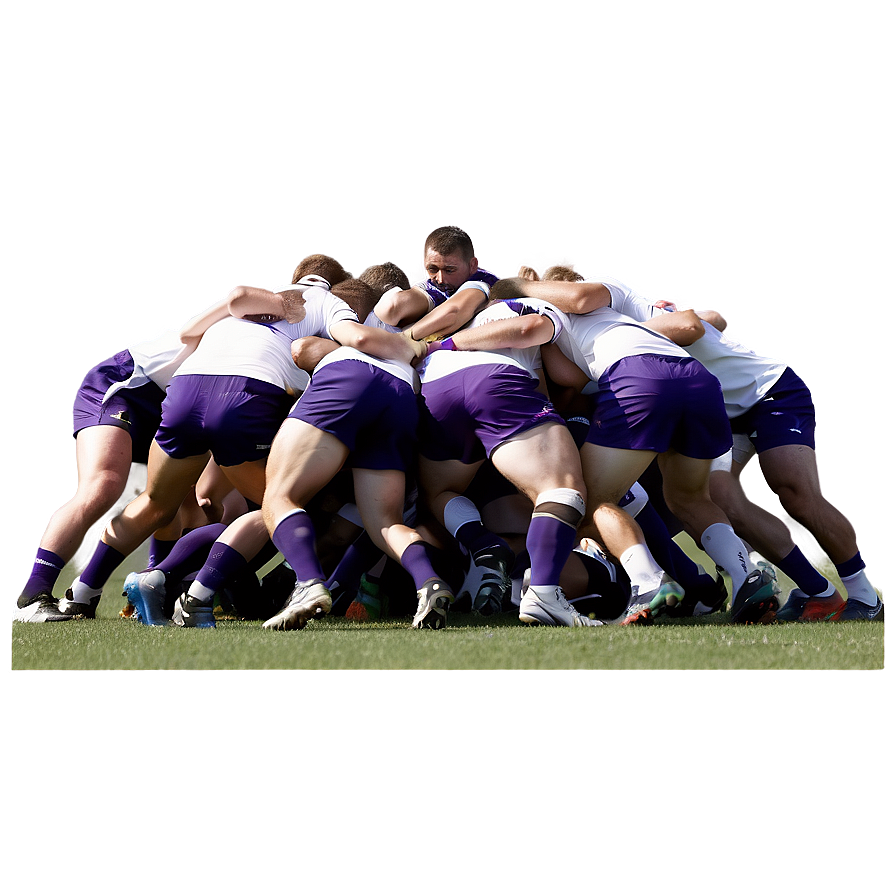 Tcu Rugby Scrum Png Xyb54 PNG Image