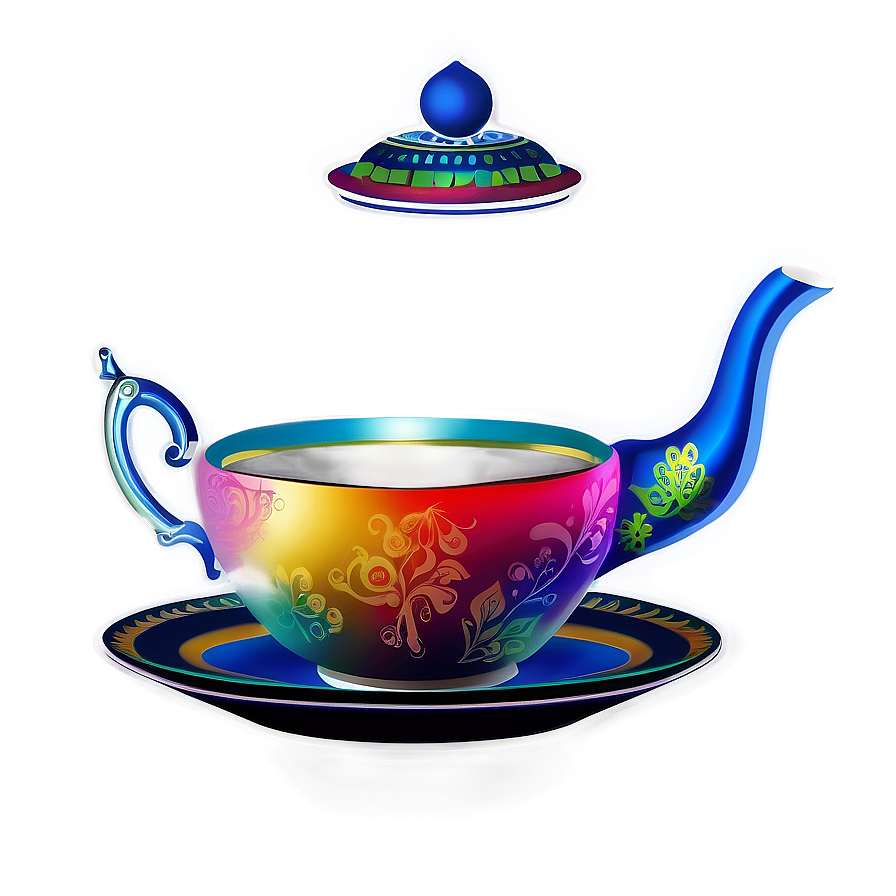 Tea Cup And Pot Set Png 05252024 PNG Image