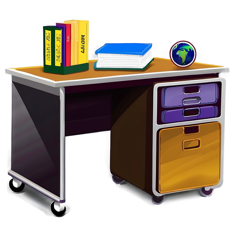 Teacher's Desk Png Bpq PNG Image