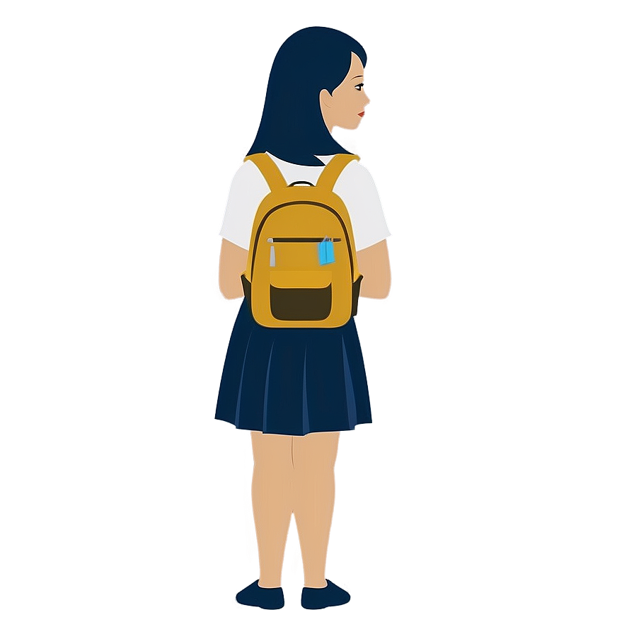 Teacher With Backpack Png 06242024 PNG Image