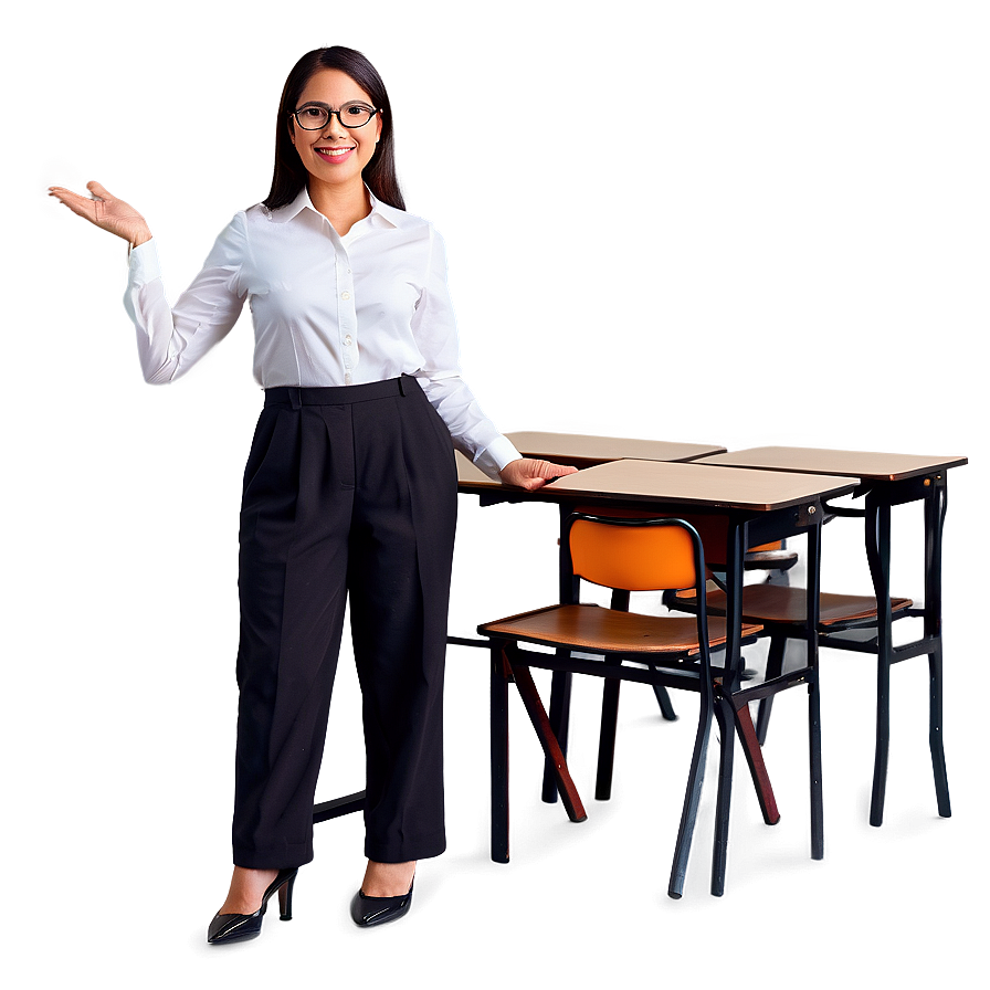 Teacher With Question Mark Png 6 PNG Image