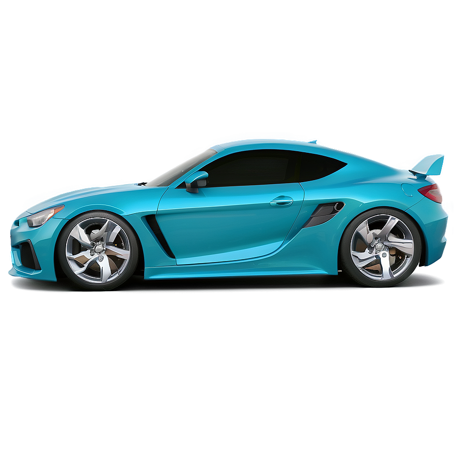 Teal Blue Car Mockup Png Trt19 PNG Image