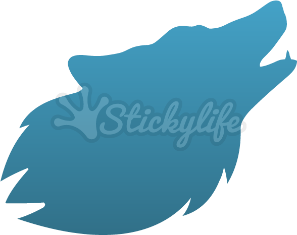 Teal Feather Sticker Design PNG Image