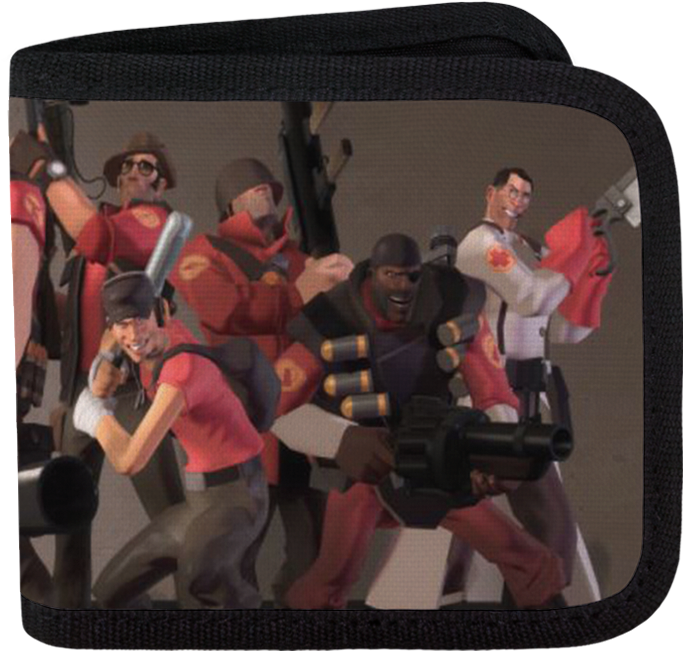 Team Fortress2 Red Team Action Pose PNG Image