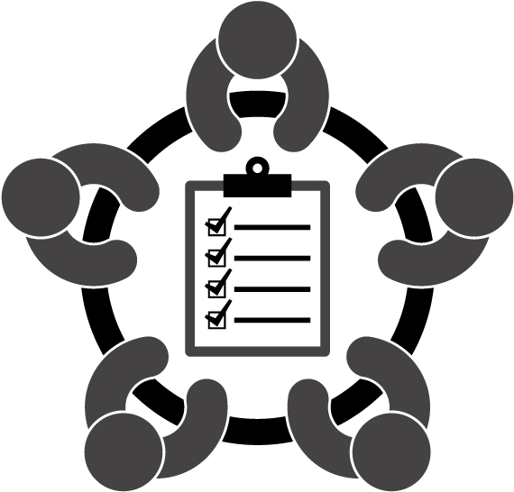 Team Meeting Checklist Graphic PNG Image