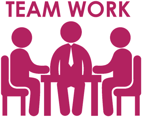 Teamwork Conceptual Graphic PNG Image