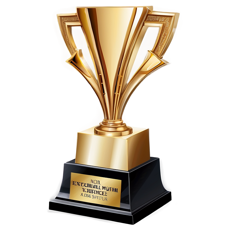 Teamwork Excellence Trophy Png 05042024 PNG Image