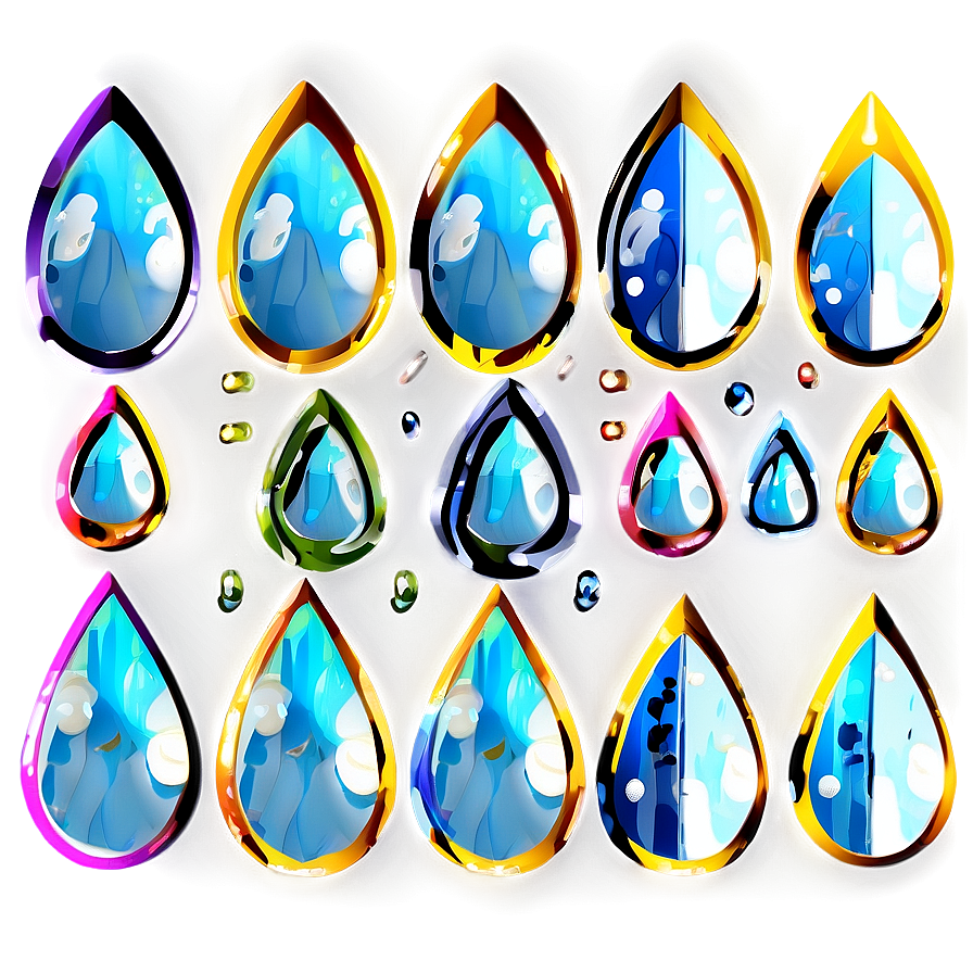 Teardrop Pattern Png Cbu43 PNG Image