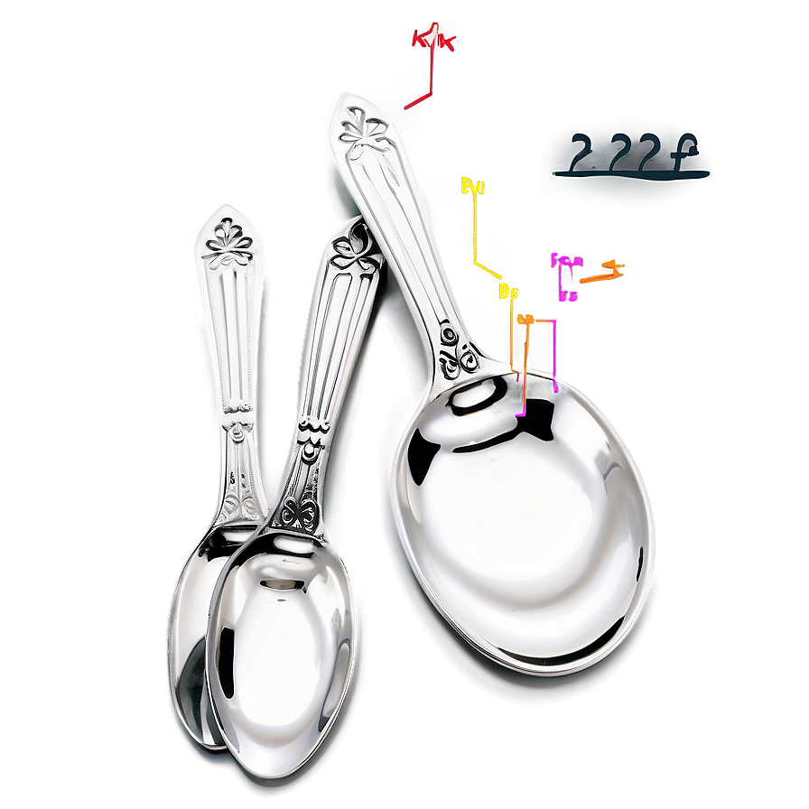 Teaspoon With Measurement Markings Png Ahc PNG Image