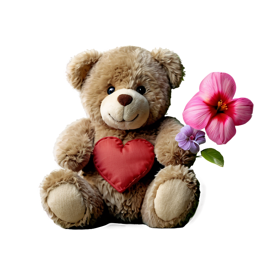 Teddy Bear For Valentine Png 75 PNG Image