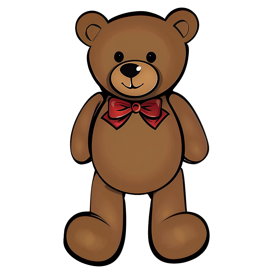 Teddy Bear Outline Clipart Png Hrw PNG Image