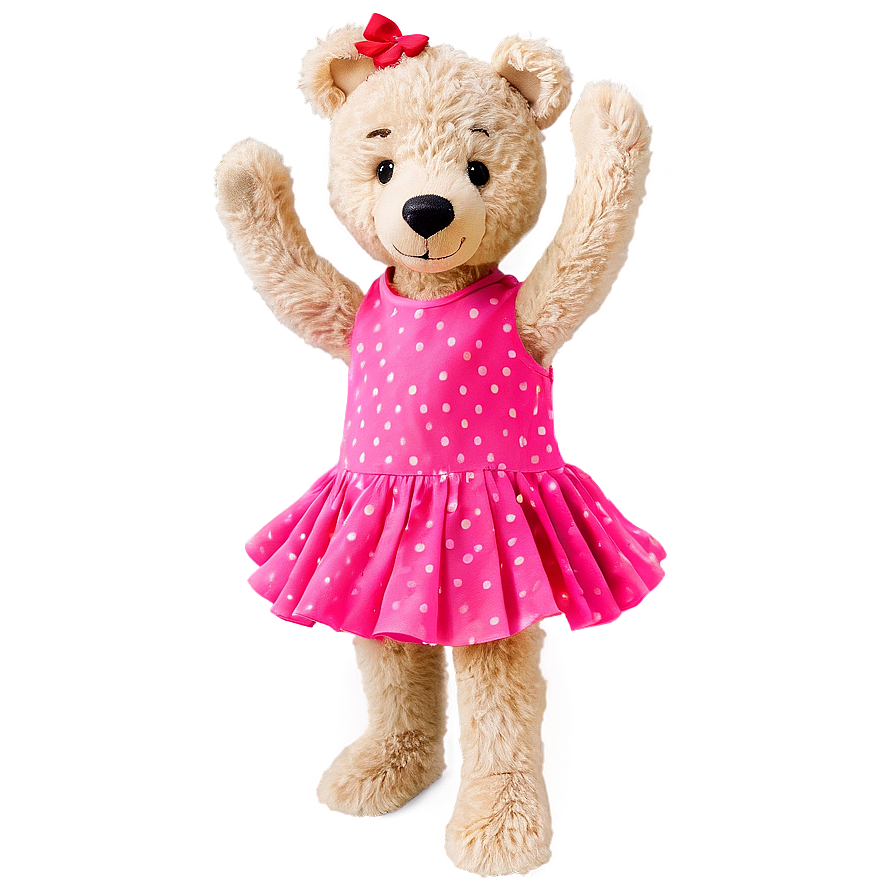 Teddy Bear With Dress Png Oaq PNG Image