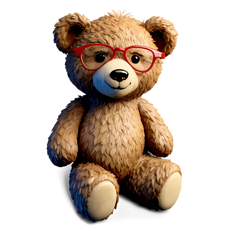 Teddy Bear With Glasses Clipart Png Oyb PNG Image