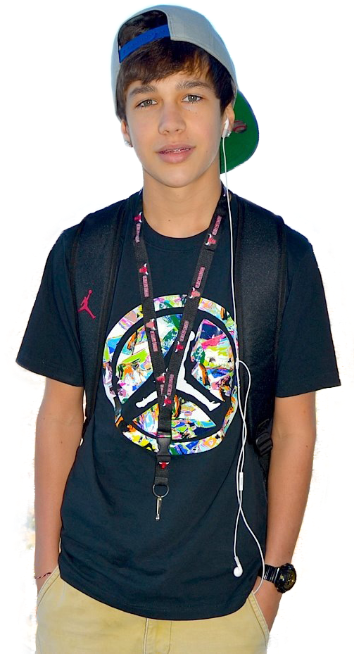 Teenage Boywith Hatand Headphones PNG Image