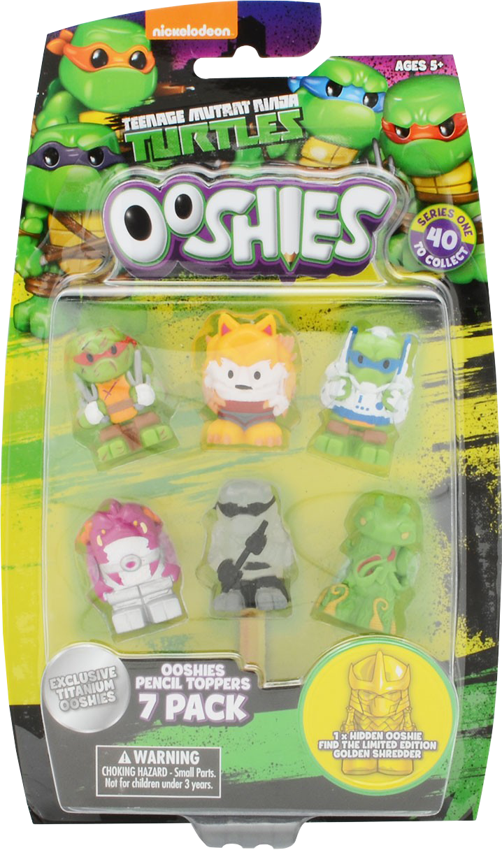 Teenage Mutant Ninja Turtles Ooshies Pack PNG Image