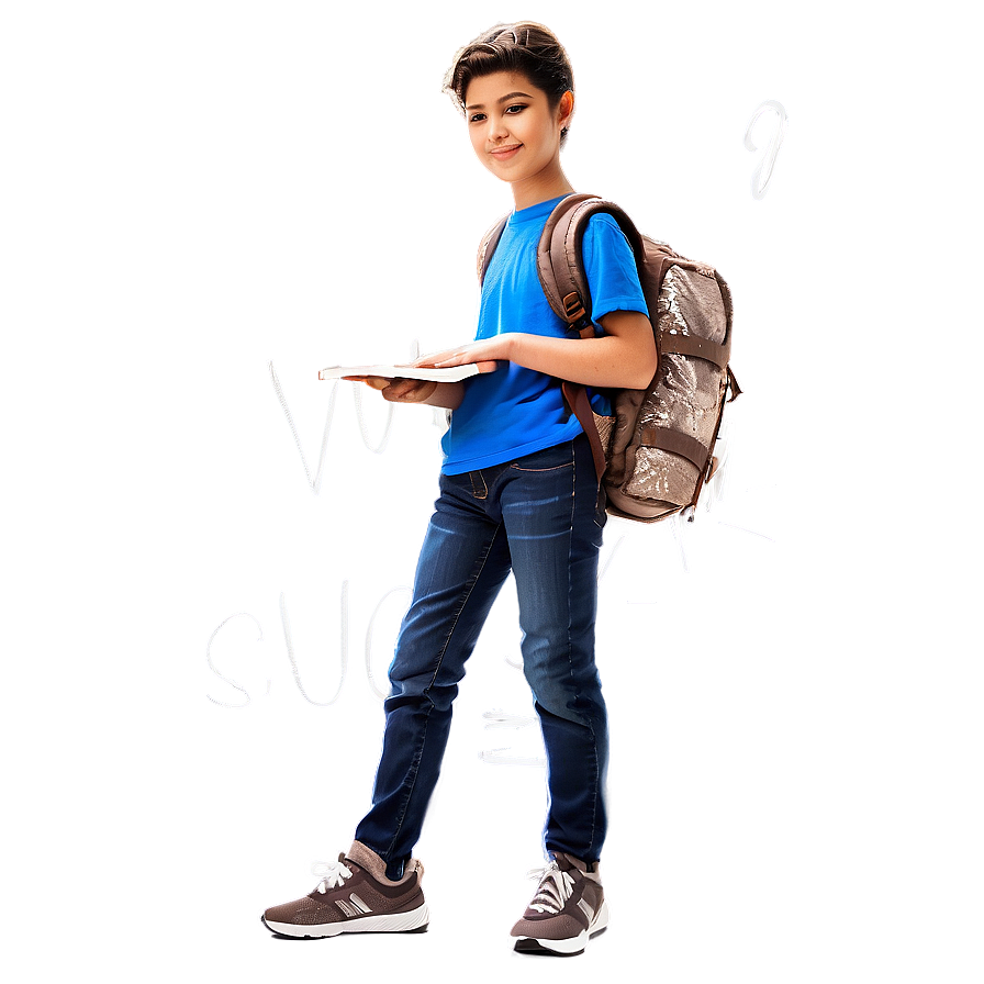 Teenager Drawing Png Rrj PNG Image