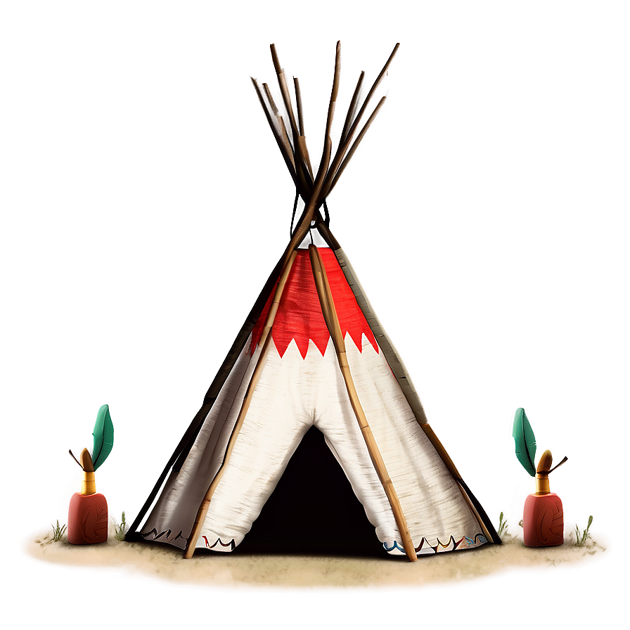 Teepee Illustration Png Qxp75 PNG Image