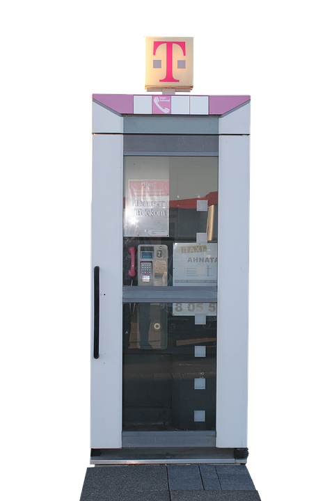 Telekom Phone Booth PNG Image