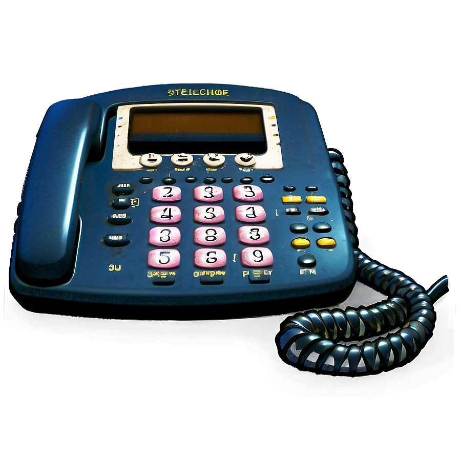 Telephone With Cord Spiral Png Oyv38 PNG Image