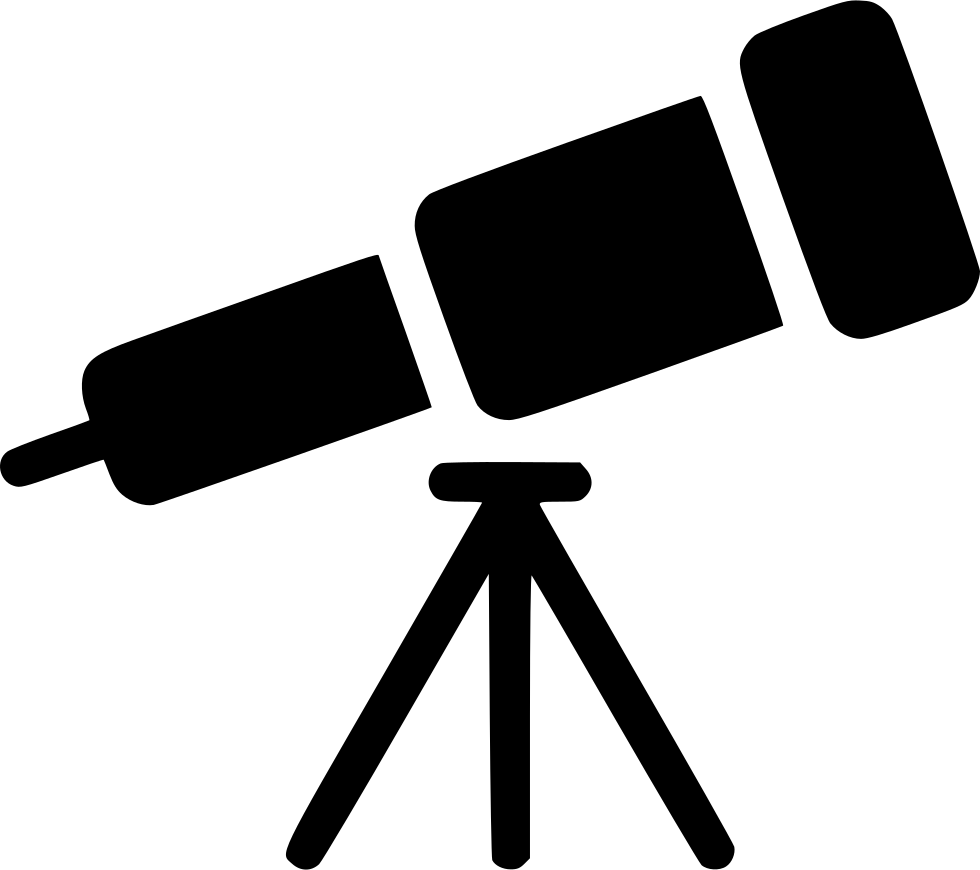 Telescope Silhouette PNG Image