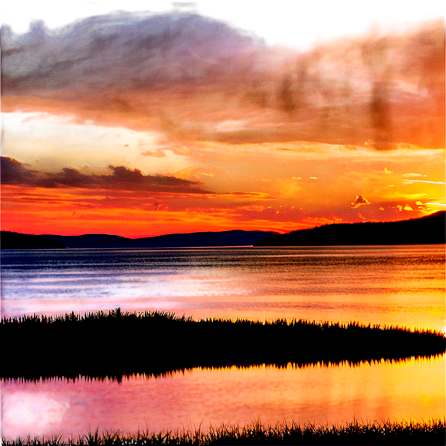 Tennessee Lake Sunset Png Xda PNG Image