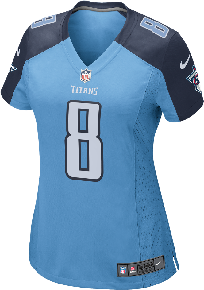 Tennessee Titans Number8 Jersey PNG Image