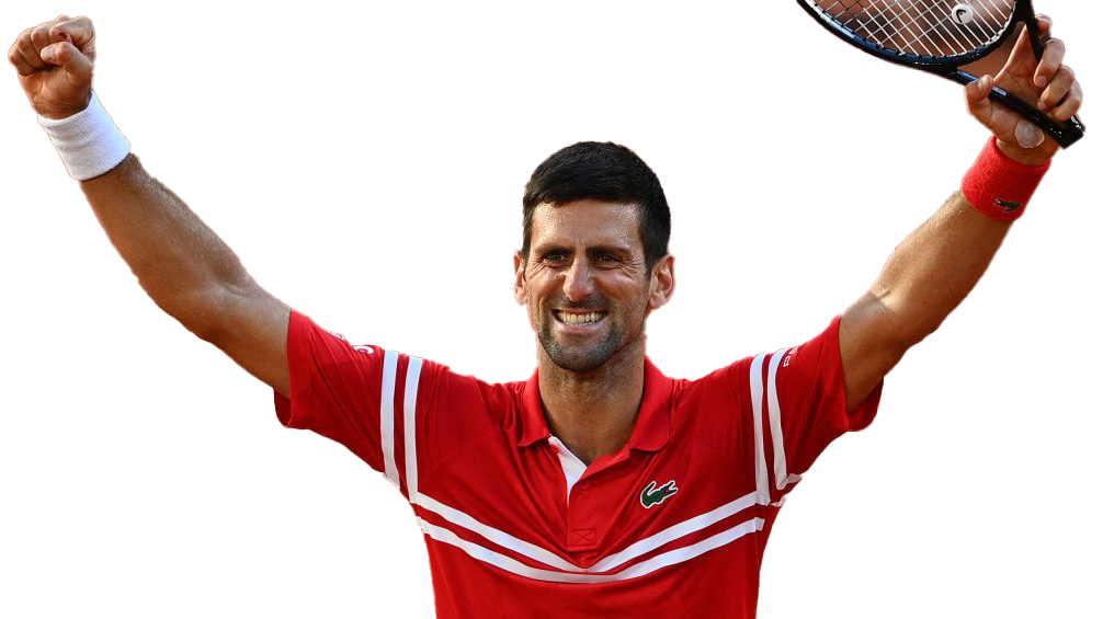 Tennis Champion Victory Celebration PNG Image